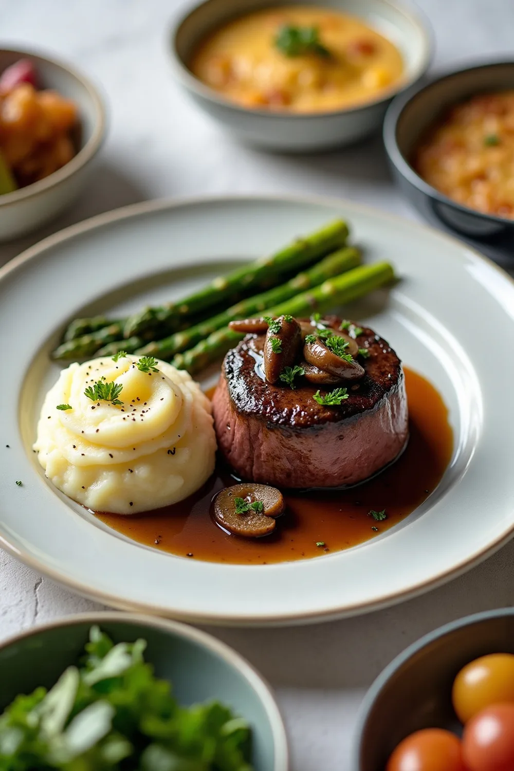 Acompanhamentos para filé mignon gourmet, receita passo a passo para salvar no Pinterest