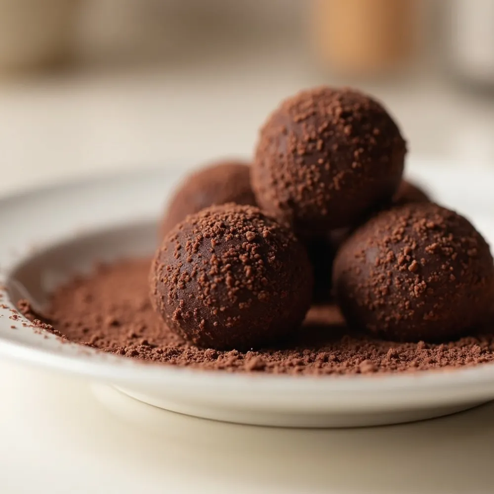 Brigadeiro gourmet gourmet em composição quadrada