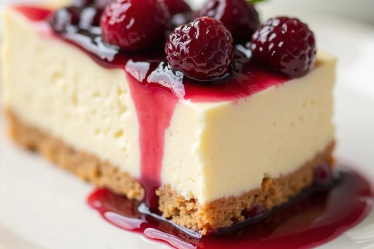 Detalhe do preparo de cheesecake com luz natural