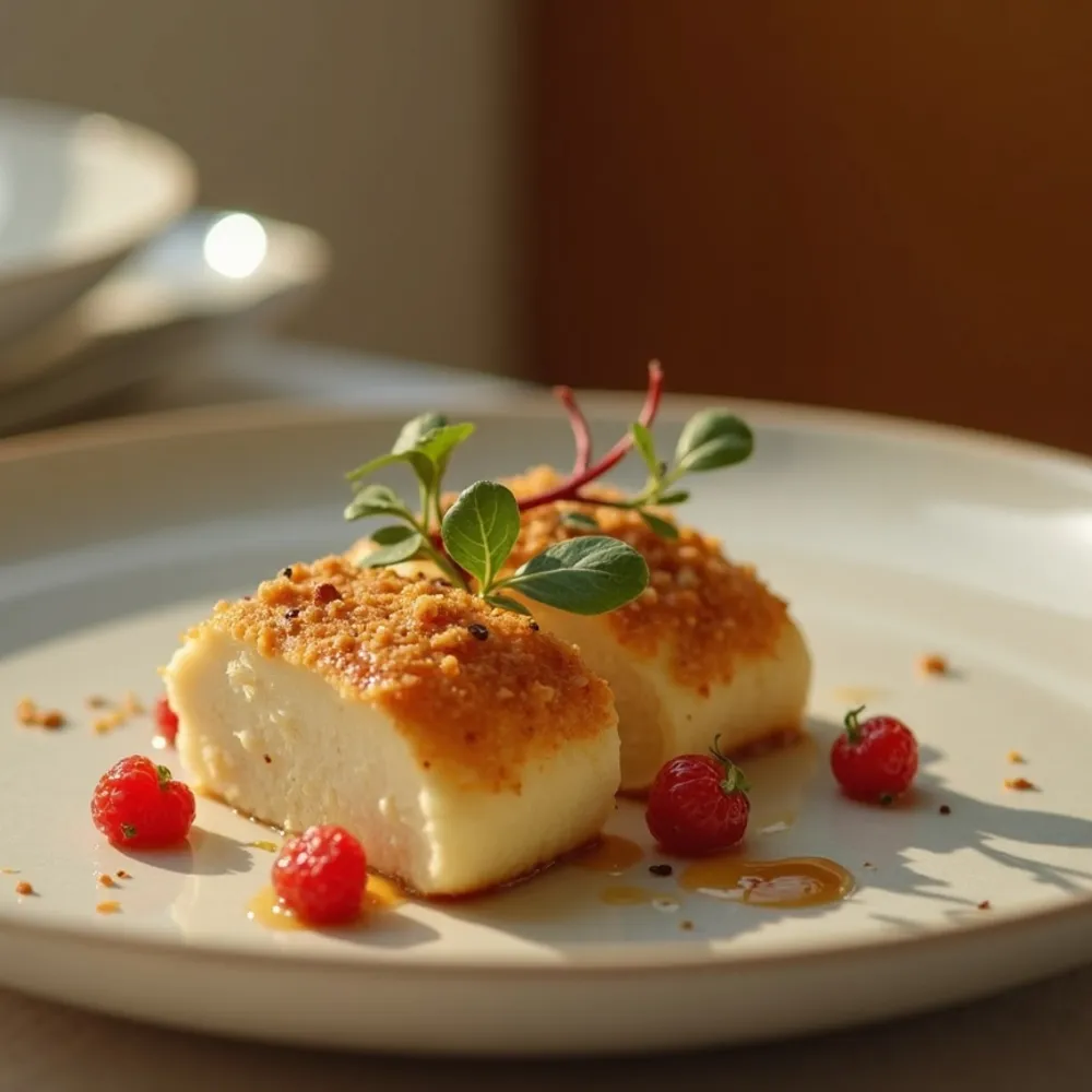 Experiência barata gourmet em composição quadrada