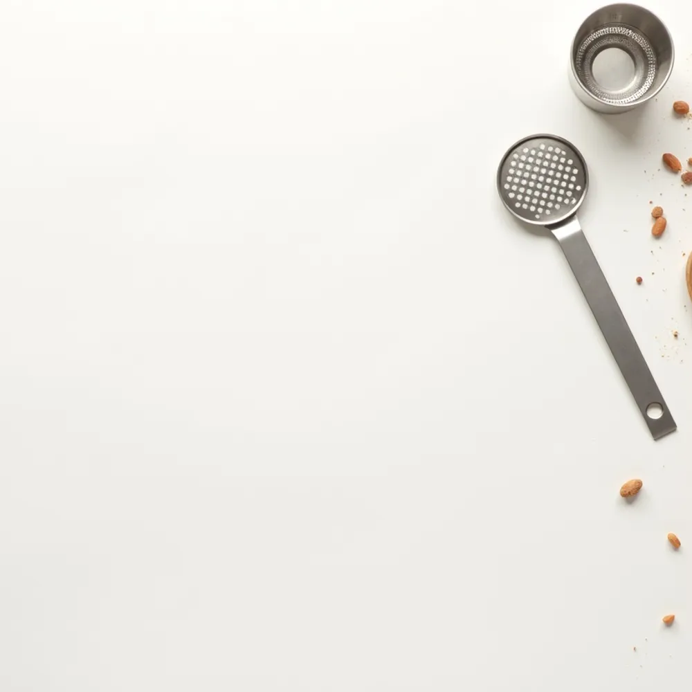 Itens cozinha gourmet em composição quadrada