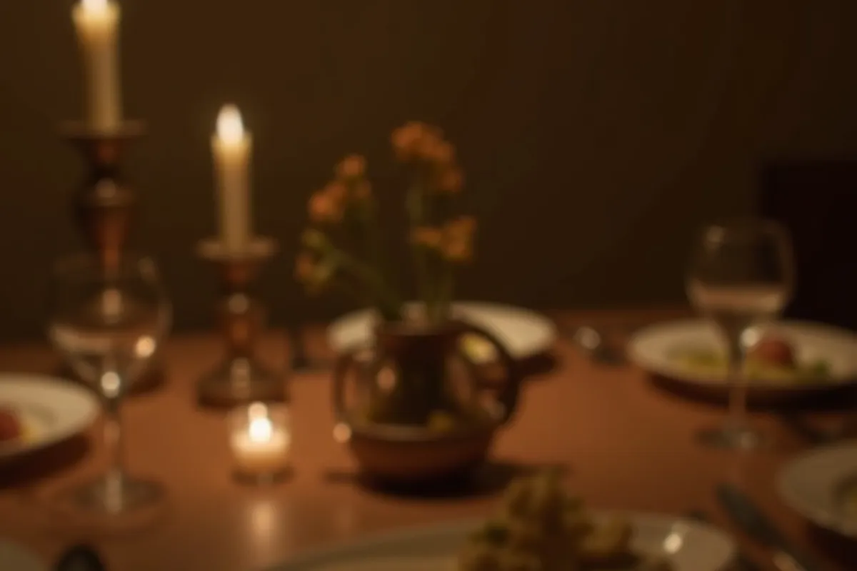Detalhe do preparo de jantar gourmet em casa com luz natural