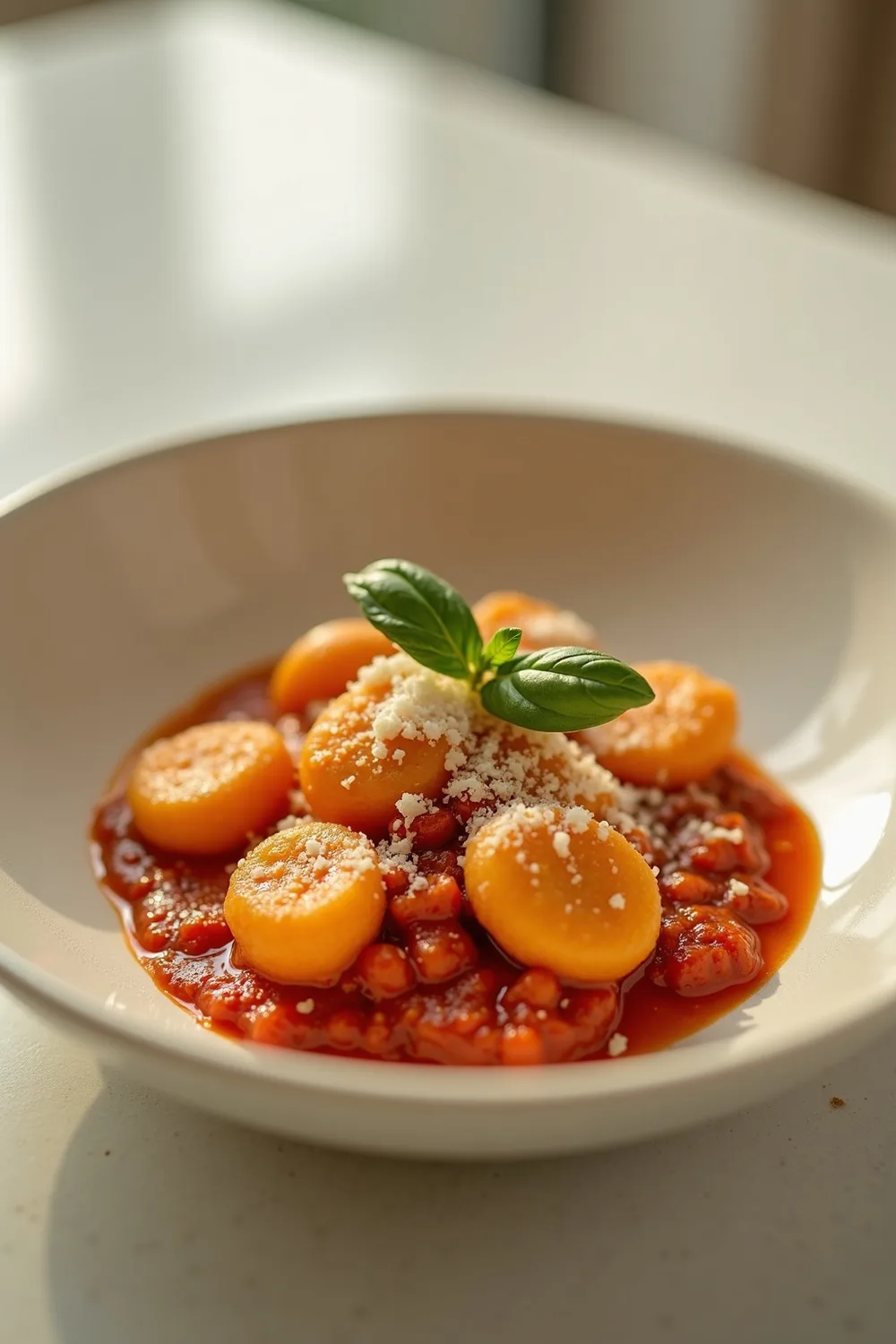 Nhoque ao sugo gourmet, receita passo a passo para salvar no Pinterest