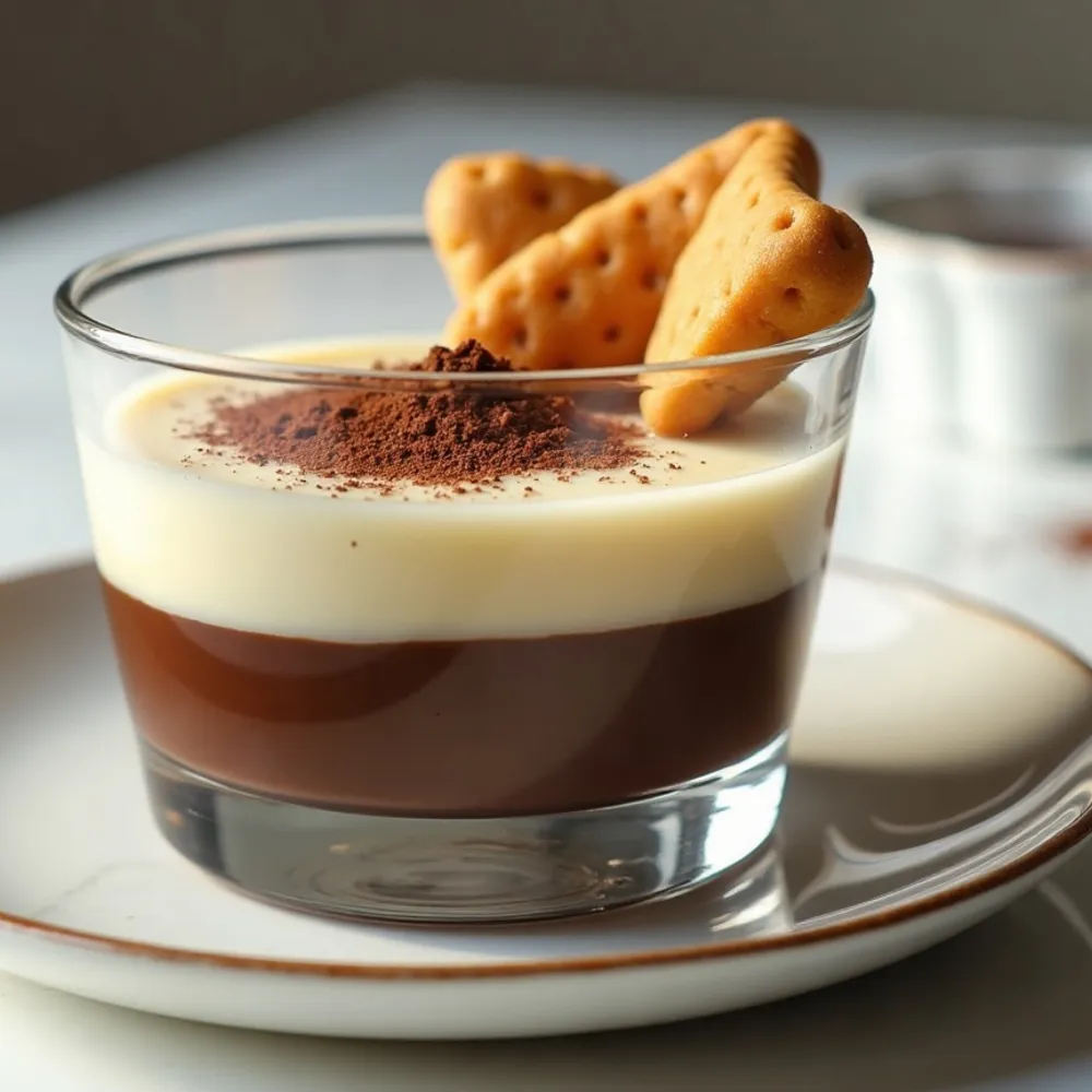 Pavê de chocolate gourmet em composição quadrada