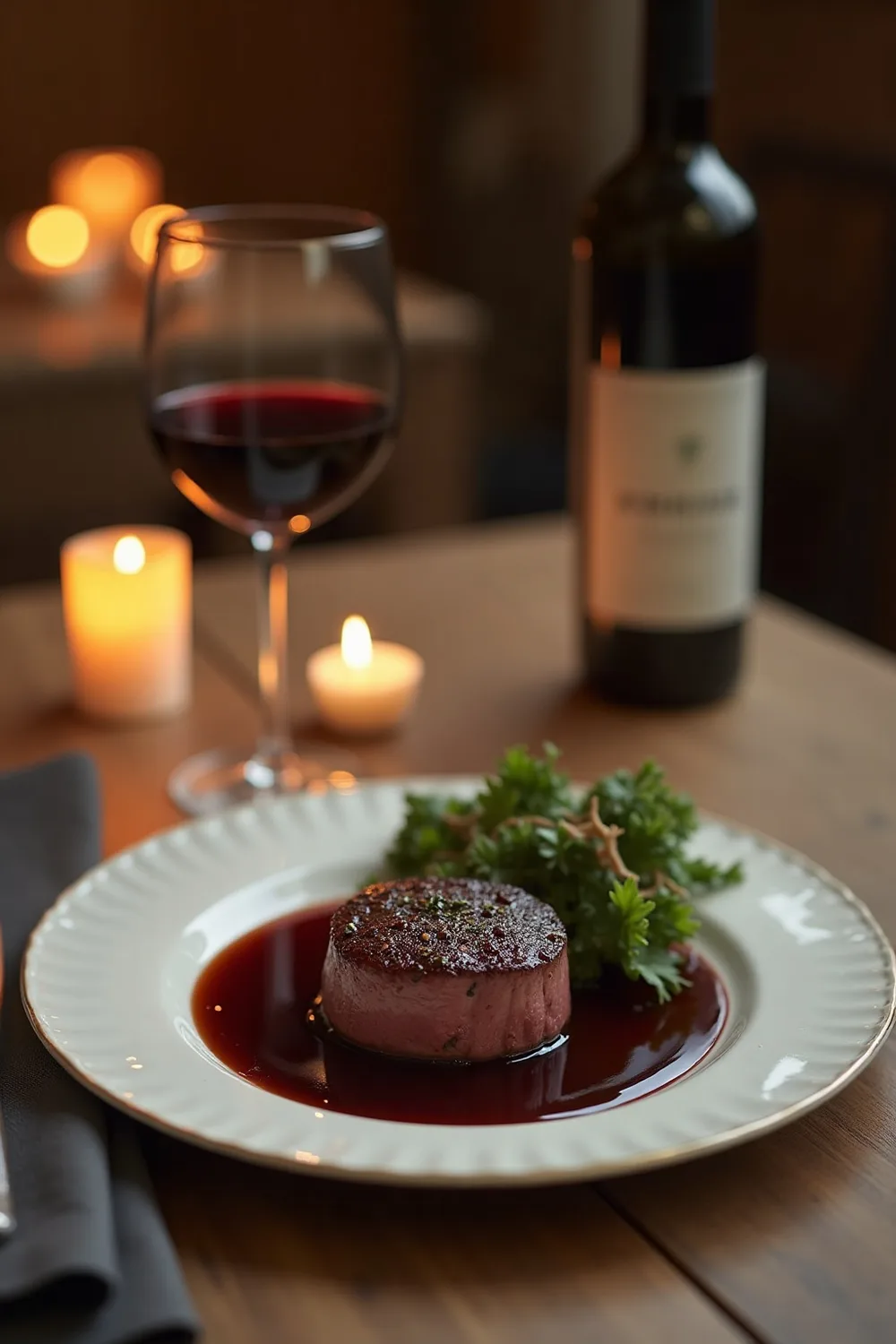 Vinho para filé mignon gourmet, receita passo a passo para salvar no Pinterest
