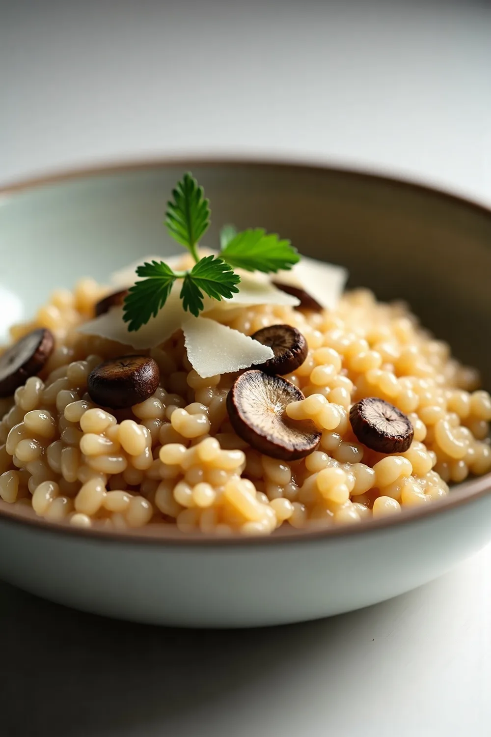 Risoto de funghi gourmet, receita passo a passo para salvar no Pinterest