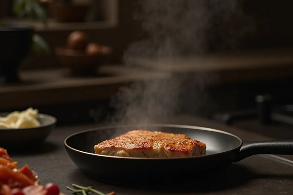 Detalhe do preparo de técnicas de cozinha com luz natural